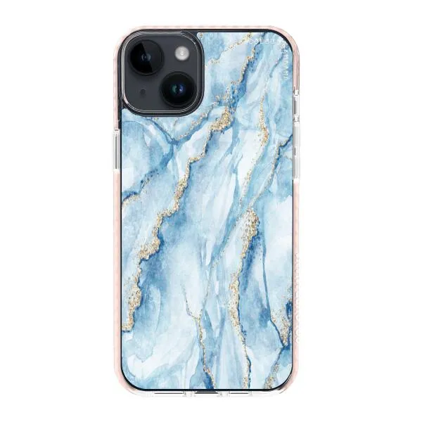 iPhone Case - Pale Blue Marble