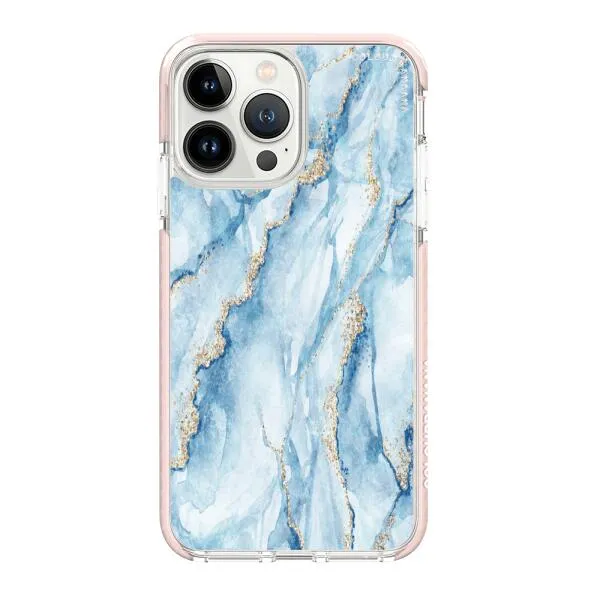 iPhone Case - Pale Blue Marble