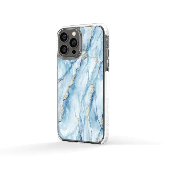 iPhone Case - Pale Blue Marble