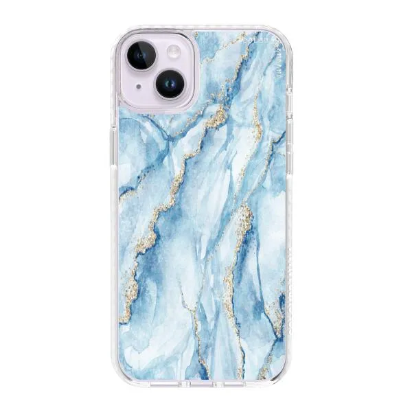 iPhone Case - Pale Blue Marble