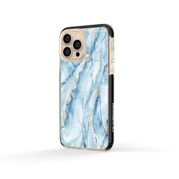 iPhone Case - Pale Blue Marble