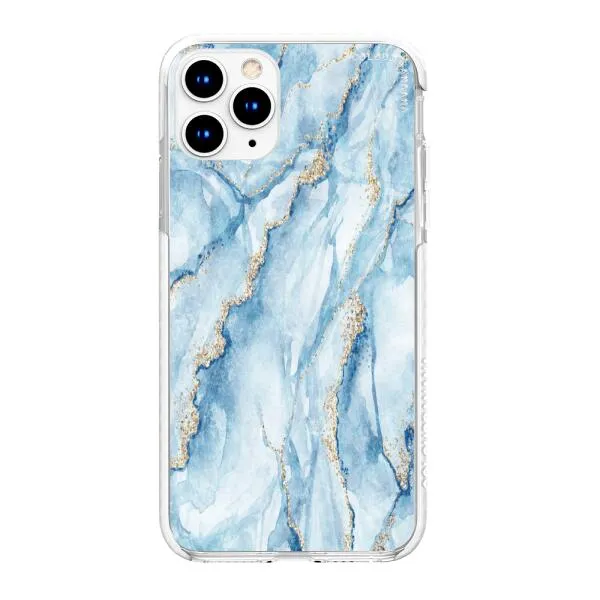 iPhone Case - Pale Blue Marble