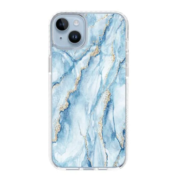 iPhone Case - Pale Blue Marble
