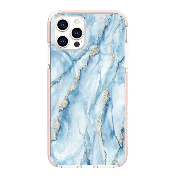 iPhone Case - Pale Blue Marble