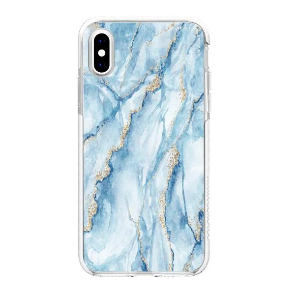 iPhone Case - Pale Blue Marble