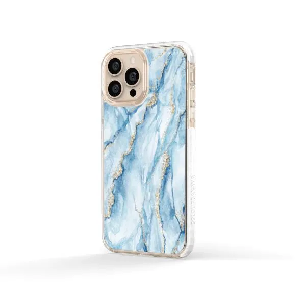 iPhone Case - Pale Blue Marble