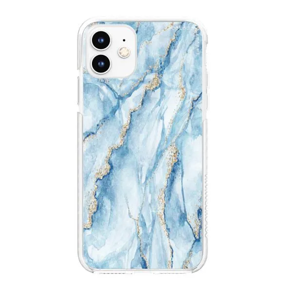 iPhone Case - Pale Blue Marble
