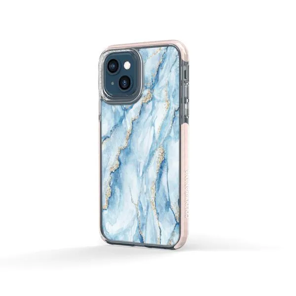 iPhone Case - Pale Blue Marble