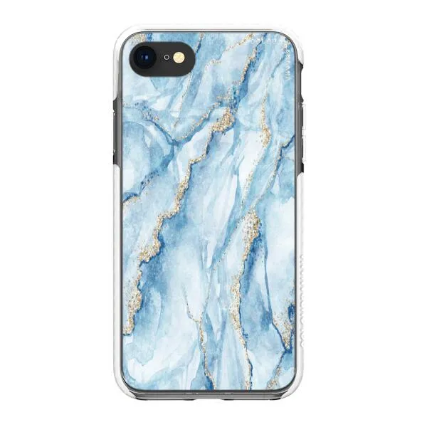 iPhone Case - Pale Blue Marble