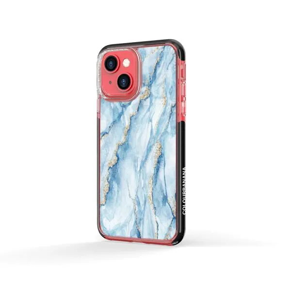 iPhone Case - Pale Blue Marble