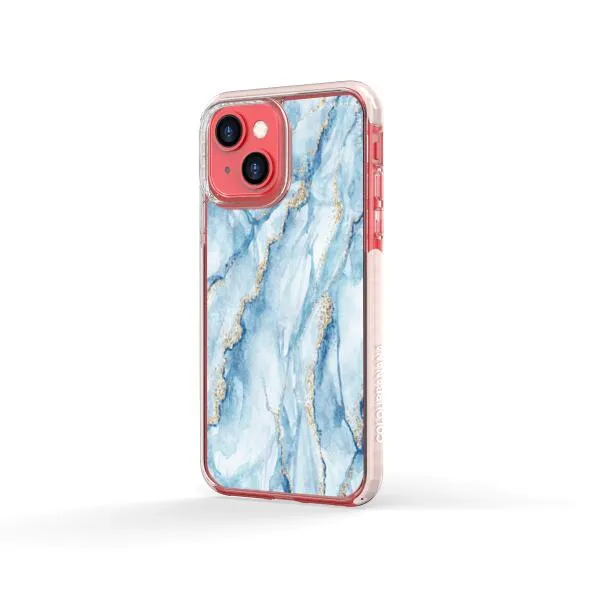 iPhone Case - Pale Blue Marble