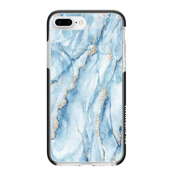 iPhone Case - Pale Blue Marble