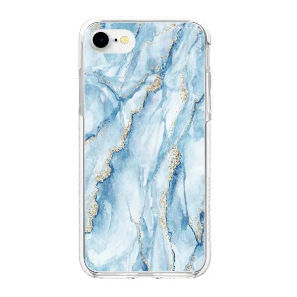 iPhone Case - Pale Blue Marble