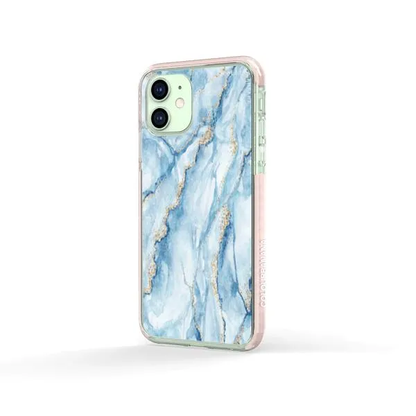 iPhone Case - Pale Blue Marble