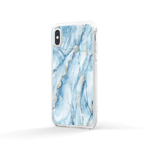 iPhone Case - Pale Blue Marble