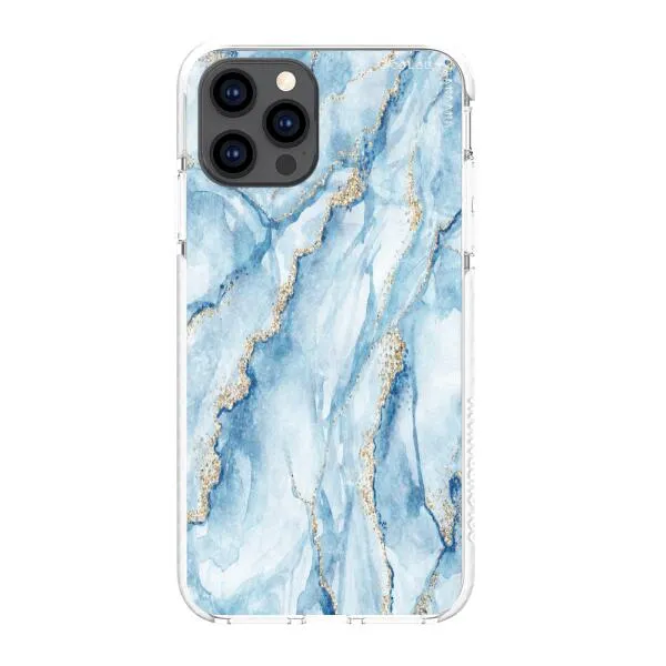 iPhone Case - Pale Blue Marble