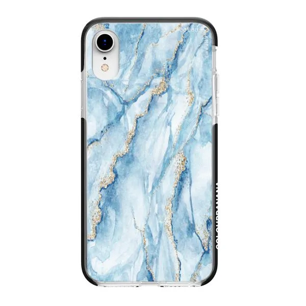 iPhone Case - Pale Blue Marble