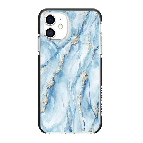 iPhone Case - Pale Blue Marble