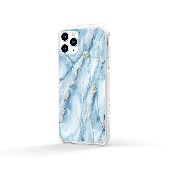 iPhone Case - Pale Blue Marble
