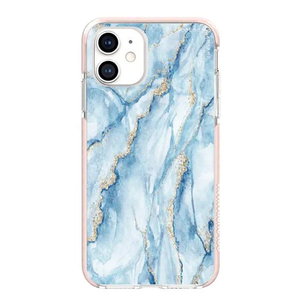 iPhone Case - Pale Blue Marble