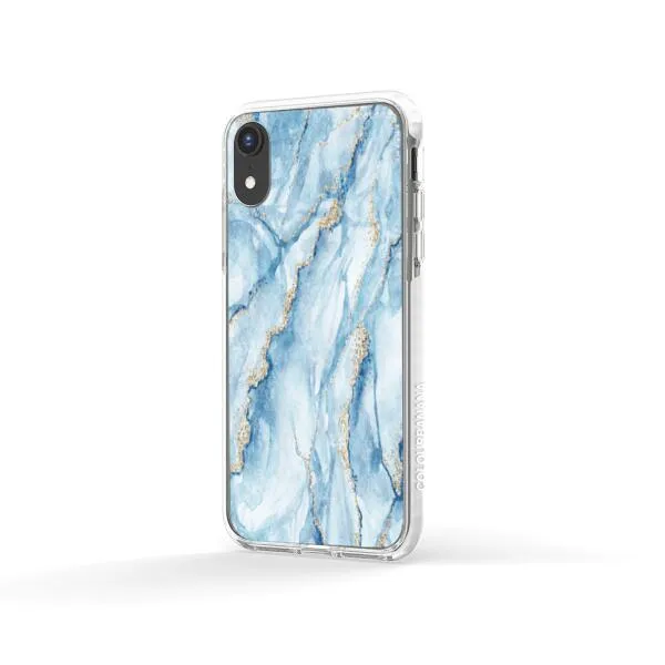 iPhone Case - Pale Blue Marble