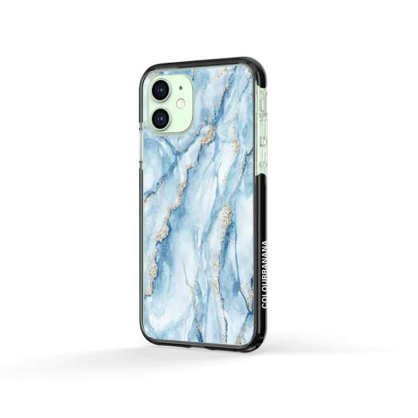iPhone Case - Pale Blue Marble