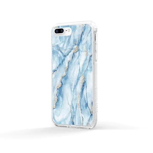 iPhone Case - Pale Blue Marble