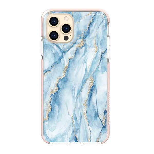 iPhone Case - Pale Blue Marble