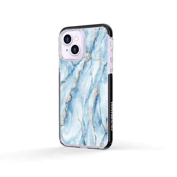 iPhone Case - Pale Blue Marble