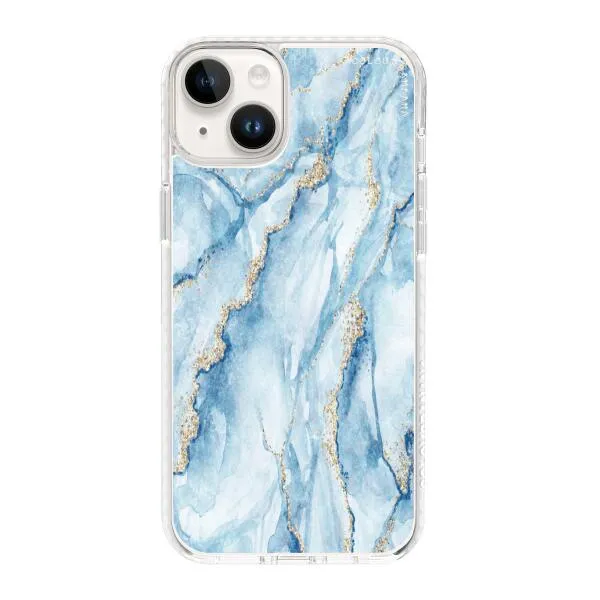 iPhone Case - Pale Blue Marble
