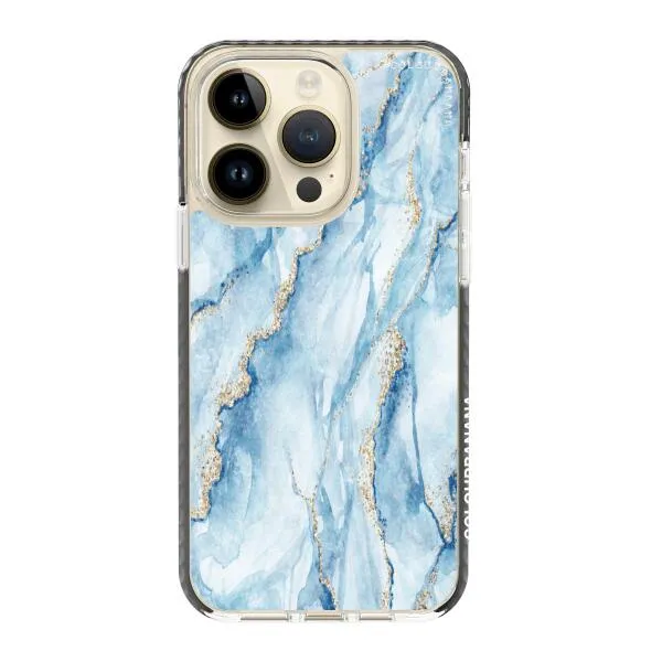 iPhone Case - Pale Blue Marble