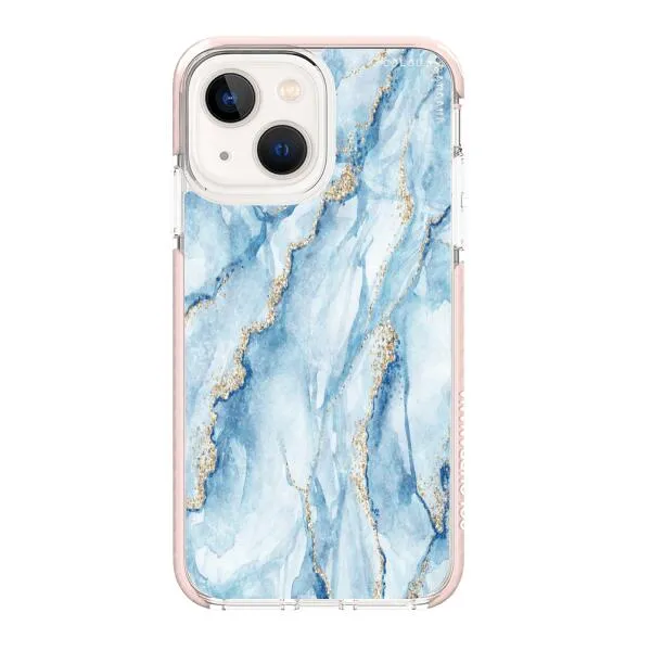 iPhone Case - Pale Blue Marble