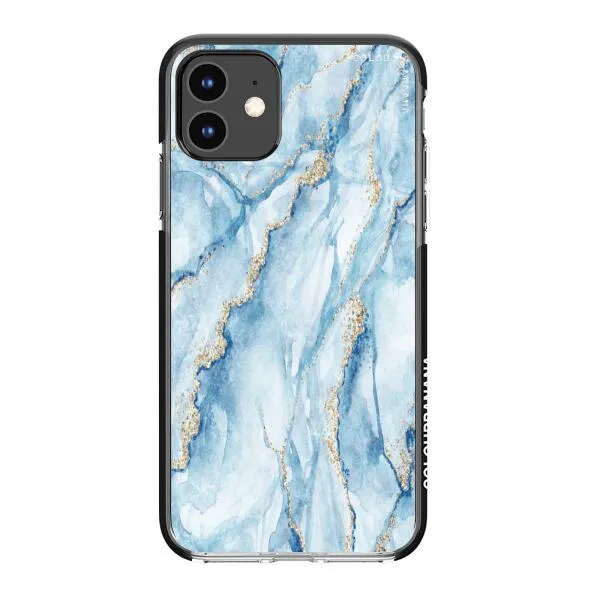 iPhone Case - Pale Blue Marble