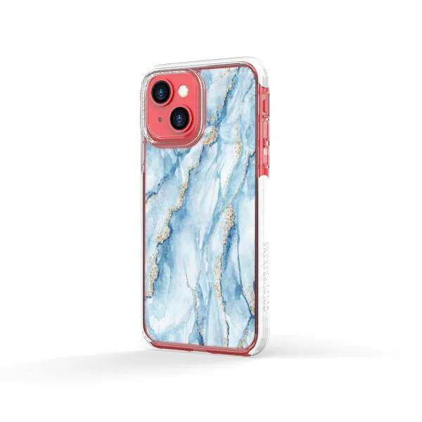 iPhone Case - Pale Blue Marble