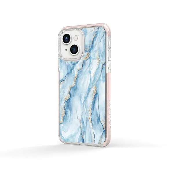 iPhone Case - Pale Blue Marble