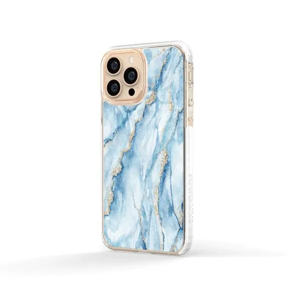 iPhone Case - Pale Blue Marble
