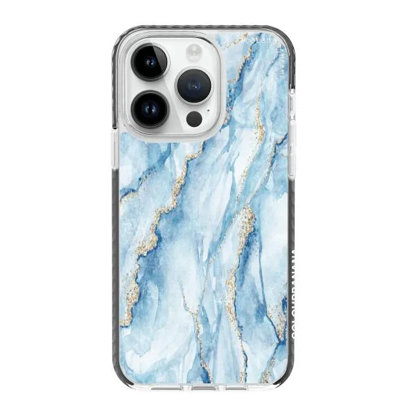 iPhone Case - Pale Blue Marble