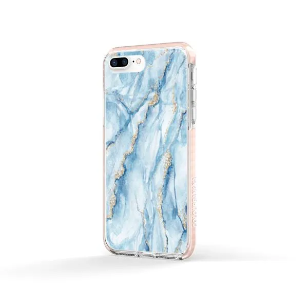 iPhone Case - Pale Blue Marble