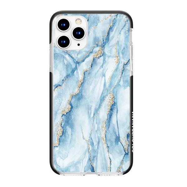 iPhone Case - Pale Blue Marble