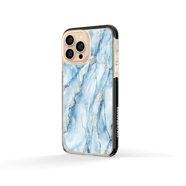 iPhone Case - Pale Blue Marble