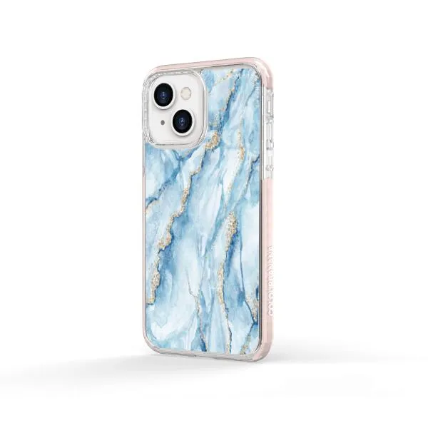 iPhone Case - Pale Blue Marble