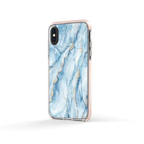 iPhone Case - Pale Blue Marble