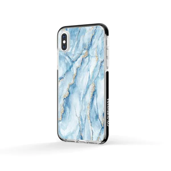 iPhone Case - Pale Blue Marble