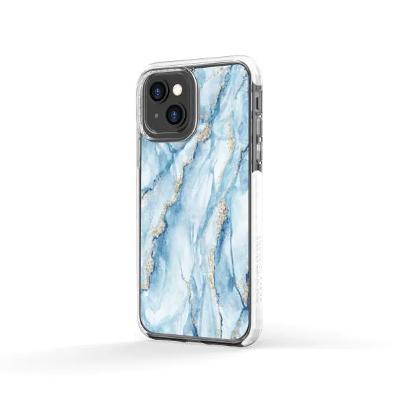 iPhone Case - Pale Blue Marble