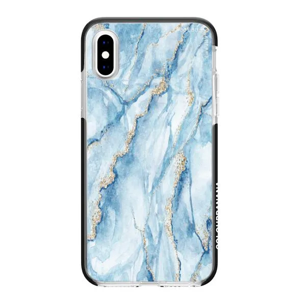 iPhone Case - Pale Blue Marble