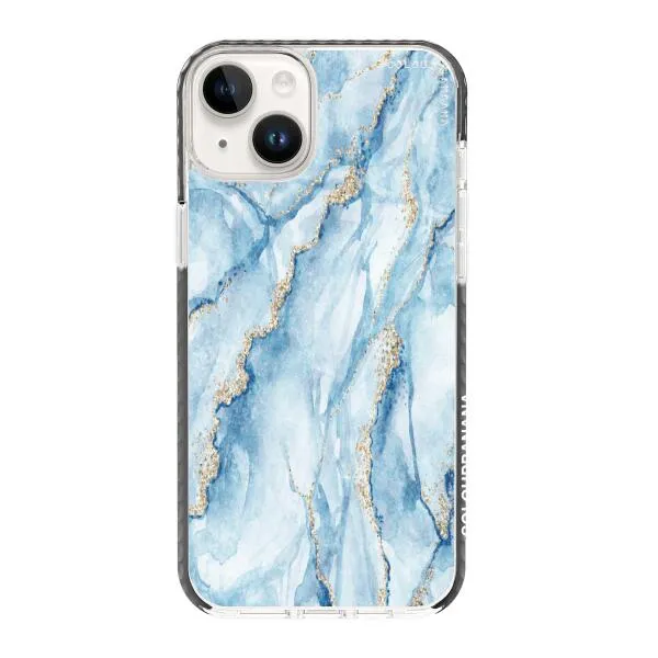iPhone Case - Pale Blue Marble