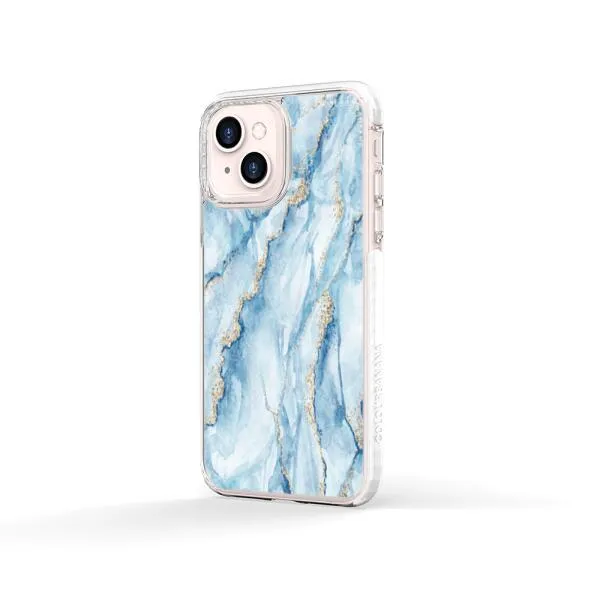 iPhone Case - Pale Blue Marble