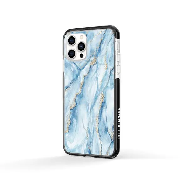 iPhone Case - Pale Blue Marble