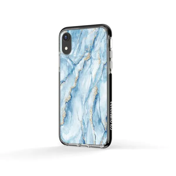 iPhone Case - Pale Blue Marble