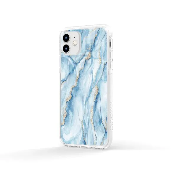 iPhone Case - Pale Blue Marble